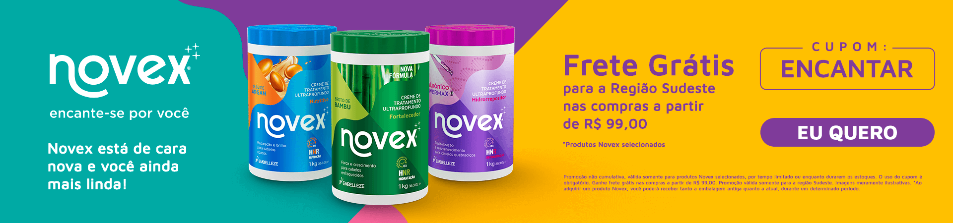 Rebranding Novex - Banner 3